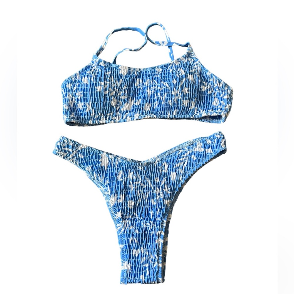 Volafa Blue Flower Bikini 👙 Size S